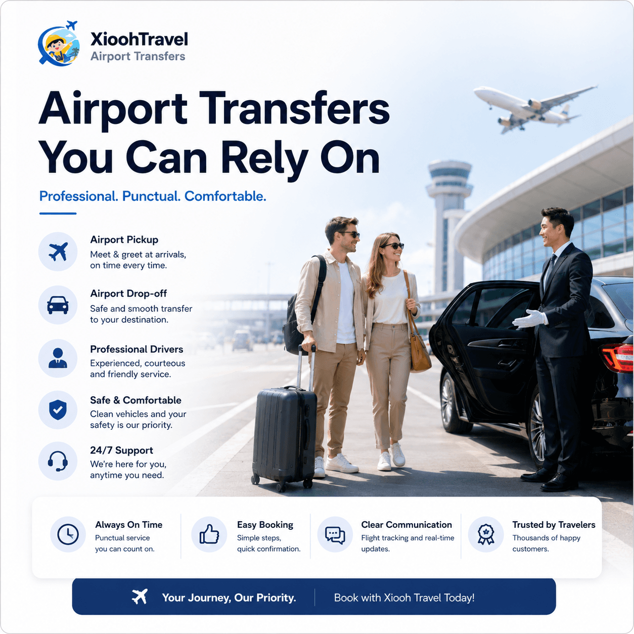 XioohTravel driver airport transfer service in Japan